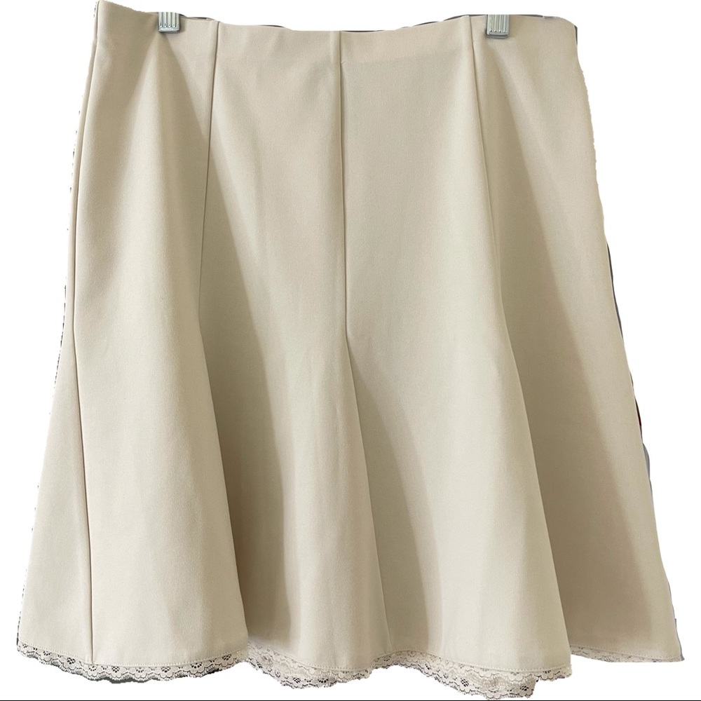 Express Women’s Cream Skirt Size Medium